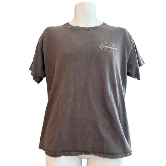 HARLEY Davidson Mens Large LACONIA New Hampshire Bike Week T Shirt 98th Year - Picture 2 of 8